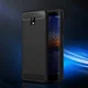 Nokia 3.1 Geborsteld TPU Hoesje Zwart afbeelding 6