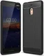 Nokia 2.1 Geborsteld TPU Hoesje Zwart afbeelding 1