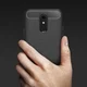 LG Q7 Geborsteld TPU Hoesje Zwart afbeelding 2