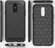 LG Q7 Geborsteld TPU Hoesje Zwart afbeelding 6