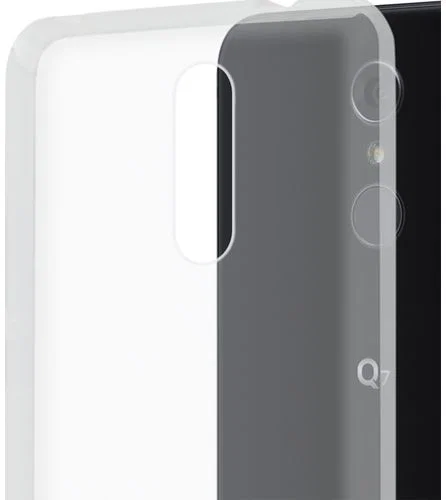 LG Q7 Hoesje Dun TPU Transparant afbeelding 2