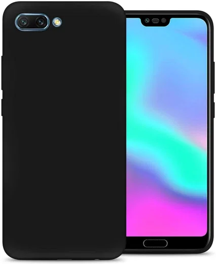 Honor 10 TPU Hoesje Zwart afbeelding 1