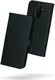 Rosso Deluxe Samsung Galaxy A6 Plus Hoesje Echt Leer Book Case Zwart afbeelding 2
