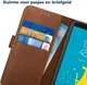 Rosso Deluxe Samsung Galaxy J6 2018 Hoesje Echt Leer Book Case Bruin afbeelding 6