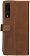 Rosso Deluxe Huawei P20 Pro Hoesje Echt Leer Book Case Bruin afbeelding 5
