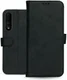Rosso Deluxe Huawei P20 Pro Hoesje Echt Leer Book Case Zwart afbeelding 13
