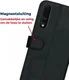 Rosso Deluxe Huawei P20 Pro Hoesje Echt Leer Book Case Zwart afbeelding 9