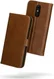Rosso Deluxe LG Q7 Hoesje Echt Leer Book Case Bruin afbeelding 2
