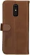 Rosso Deluxe LG Q7 Hoesje Echt Leer Book Case Bruin afbeelding 5