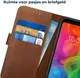 Rosso Deluxe LG Q7 Hoesje Echt Leer Book Case Bruin afbeelding 6