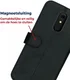 Rosso Deluxe LG Q7 Hoesje Echt Leer Book Case Zwart afbeelding 9