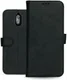 Rosso Deluxe Nokia 3.1 Hoesje Echt Leer Book Case Zwart afbeelding 13