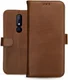 Rosso Deluxe Nokia 5.1 Hoesje Echt Leer Book Case Bruin afbeelding 13