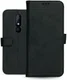 Rosso Deluxe Nokia 5.1 Hoesje Echt Leer Book Case Zwart afbeelding 14