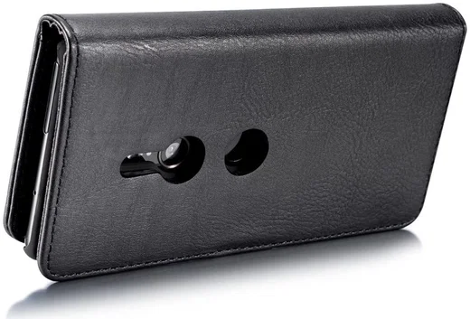Sony Xperia XZ2 Leren Portemonnee Hoesje Zwart afbeelding 13