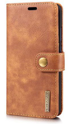 Huawei P20 Lite Leren Portemonnee Hoesje Bruin afbeelding 5