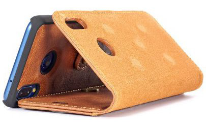 Huawei P20 Lite Leren Portemonnee Hoesje Bruin afbeelding 15