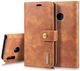 Huawei P20 Lite Leren Portemonnee Hoesje Bruin afbeelding 2