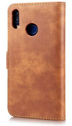 Huawei P20 Lite Leren Portemonnee Hoesje Bruin afbeelding 10