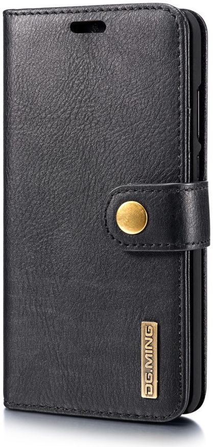 Huawei P20 Leren Portemonnee Hoesje Zwart afbeelding 12