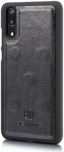 Huawei P20 Leren Portemonnee Hoesje Zwart afbeelding 15