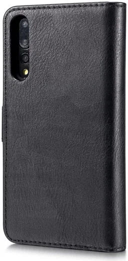 Huawei P20 Pro Echt Leren Portemonnee Hoesje Zwart afbeelding 6