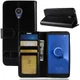 Alcatel 1X Portemonnee Hoesje Zwart afbeelding 2