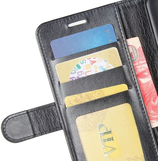 Alcatel 1X Portemonnee Hoesje Zwart afbeelding 6