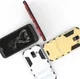 Samsung Galaxy A6 Plus Hybride Stand Hoesje Zilver afbeelding 6