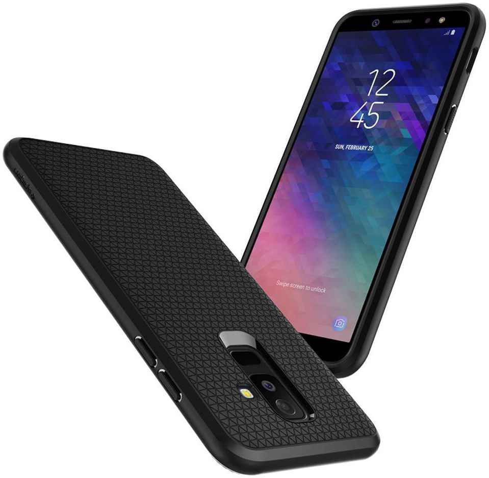 Spigen Liquid Air Samsung Galaxy A6 Plus Zwart afbeelding 5