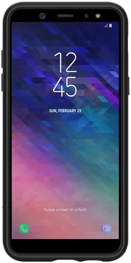 Spigen Liquid Air Samsung Galaxy A6 Plus Zwart afbeelding 9