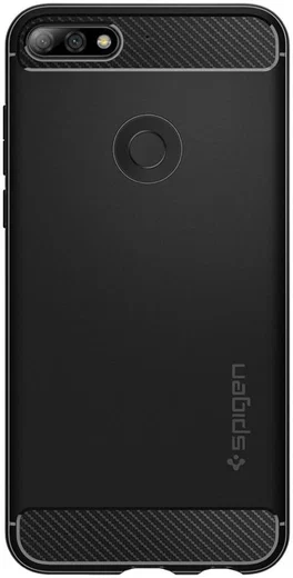 Spigen Rugged Armor Hoesje Huawei Y7 (2018) Black afbeelding 6