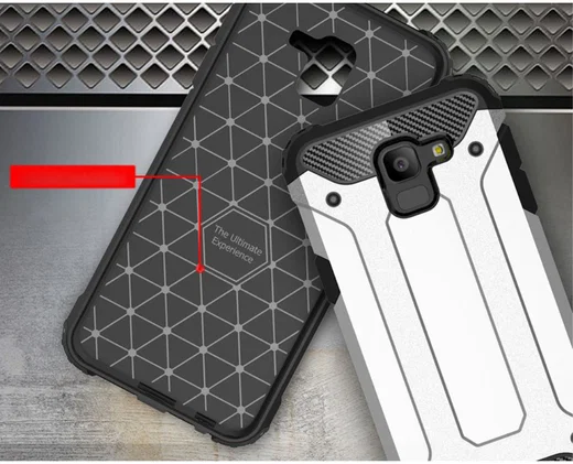 Samsung Galaxy J6 (2018) Hybride Hoesje Blauw afbeelding 6