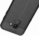 Samsung Galaxy J6 (2018) Kunstleren Coating TPU Hoesje Black afbeelding 12