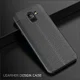 Samsung Galaxy J6 (2018) Kunstleren Coating TPU Hoesje Black afbeelding 13