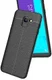 Samsung Galaxy J6 (2018) Kunstleren Coating TPU Hoesje Black afbeelding 2
