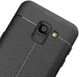 Samsung Galaxy J6 (2018) Kunstleren Coating TPU Hoesje Black afbeelding 9
