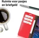 Nokia 7 Plus Echt Leren Book Case Hoesje Rood afbeelding 5
