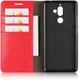 Nokia 7 Plus Echt Leren Book Case Hoesje Rood afbeelding 7
