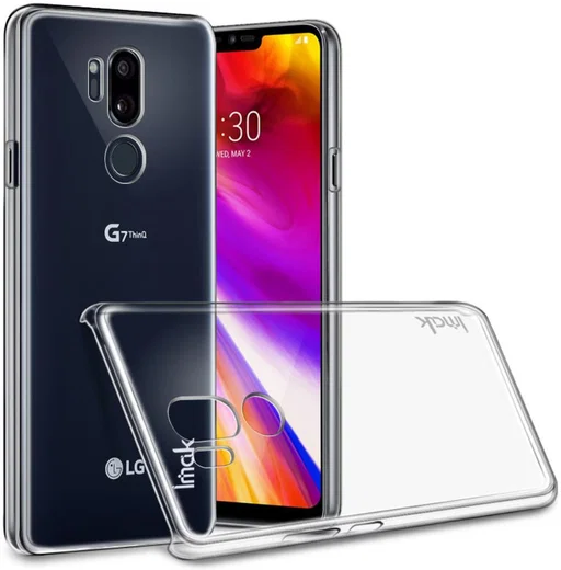 IMAK Crystal II Series LG G7 Hoesje Hard Plastic Transparant afbeelding 2