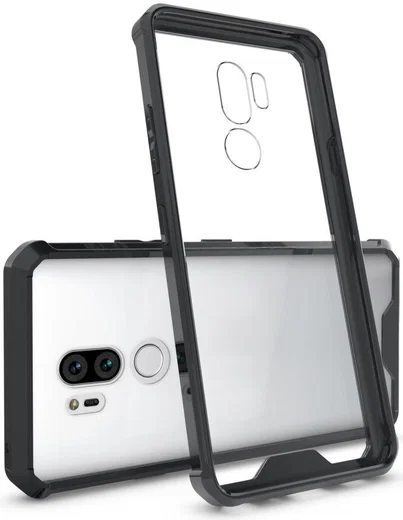 LG G7 Hoesje Armor Backcover Zwart afbeelding 1