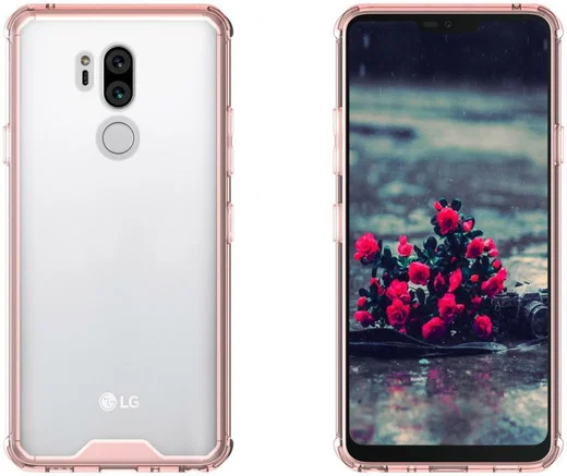 LG G7 Hoesje Armor Backcover Roze afbeelding 10