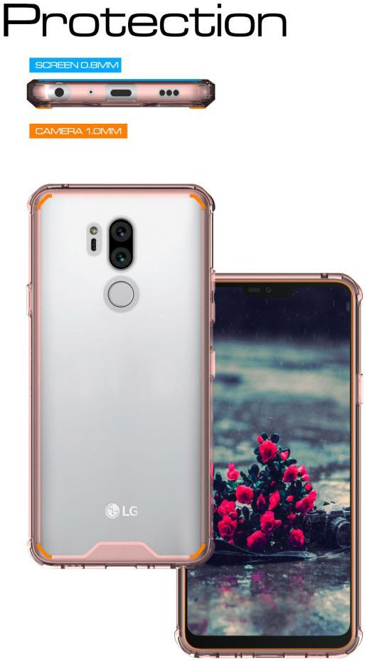 LG G7 Hoesje Armor Backcover Roze afbeelding 13