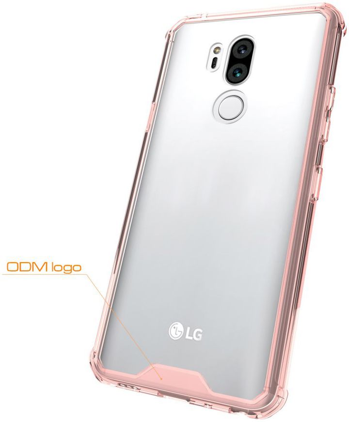 LG G7 Hoesje Armor Backcover Roze afbeelding 6