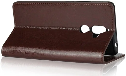 Nokia 7 Plus Echt Leren Book Case Hoesje Bruin afbeelding 8