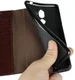 Nokia 7 Plus Echt Leren Book Case Hoesje Bruin afbeelding 9