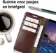 Nokia 7 Plus Echt Leren Book Case Hoesje Bruin afbeelding 3