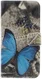 Samsung Galaxy J6 (2018) Portemonnee Hoesje Blauwe Vlinder afbeelding 1