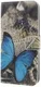 Samsung Galaxy J6 (2018) Portemonnee Hoesje Blauwe Vlinder afbeelding 5