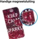 Samsung Galaxy J6 (2018) Portemonnee Hoesje Sparkle afbeelding 2